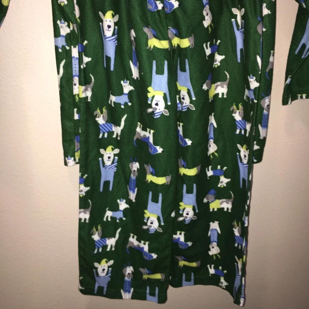 Gymboree Boys 4T Clothing Set Long Sleeve shirt Football  and Green Dog pjs