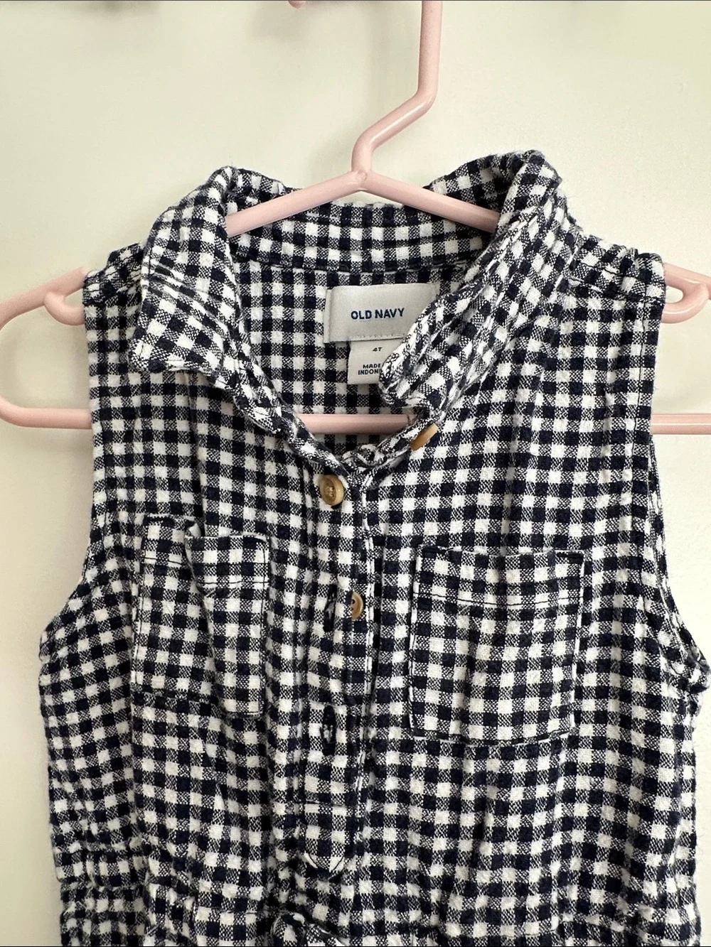 Old Navy sleeveless gingham