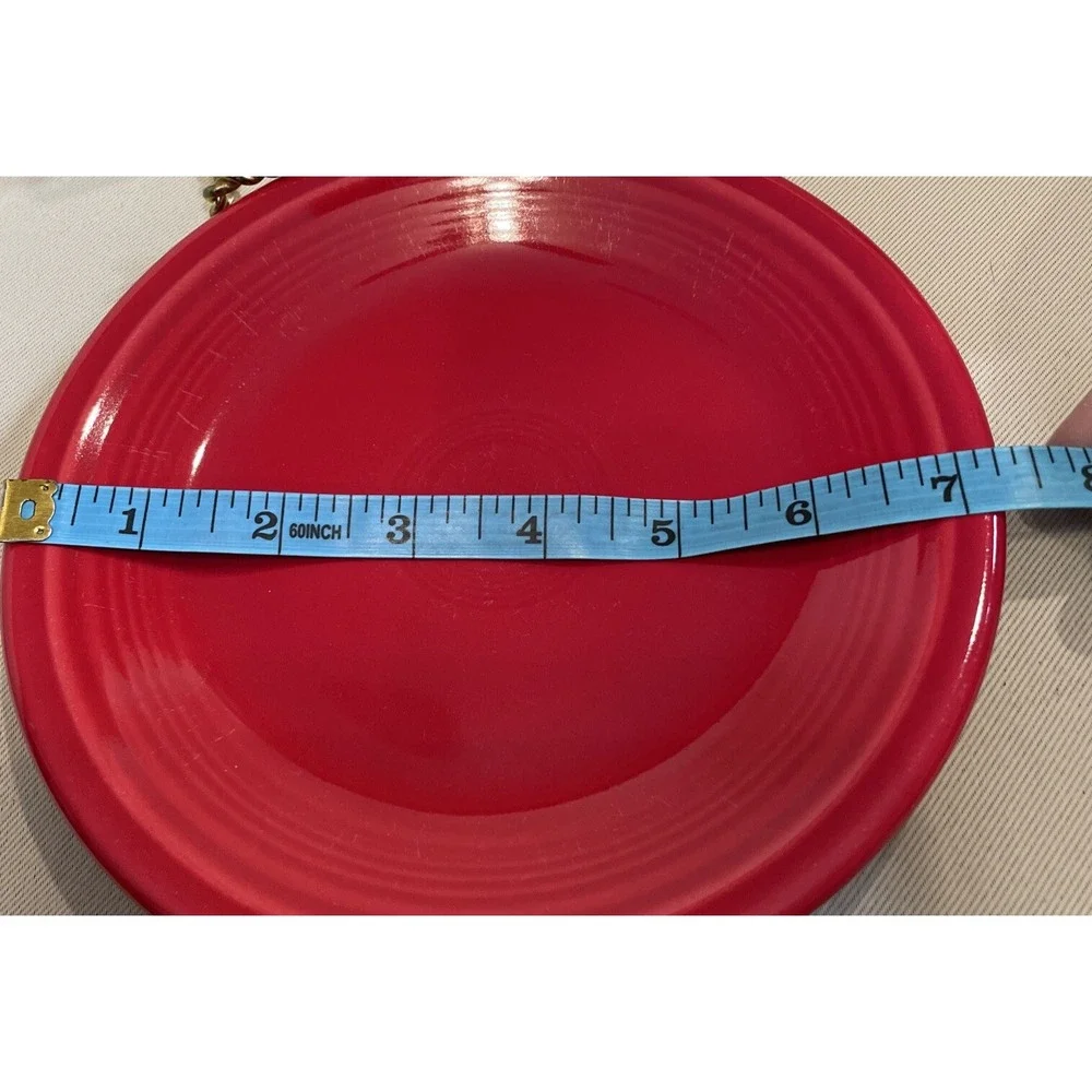 Fiestaware Scarlet Red Salad Dessert Plate Fiesta 7 1/4