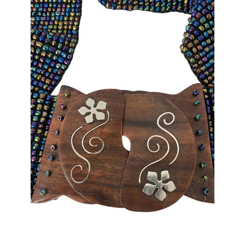 Handmade beaded belt