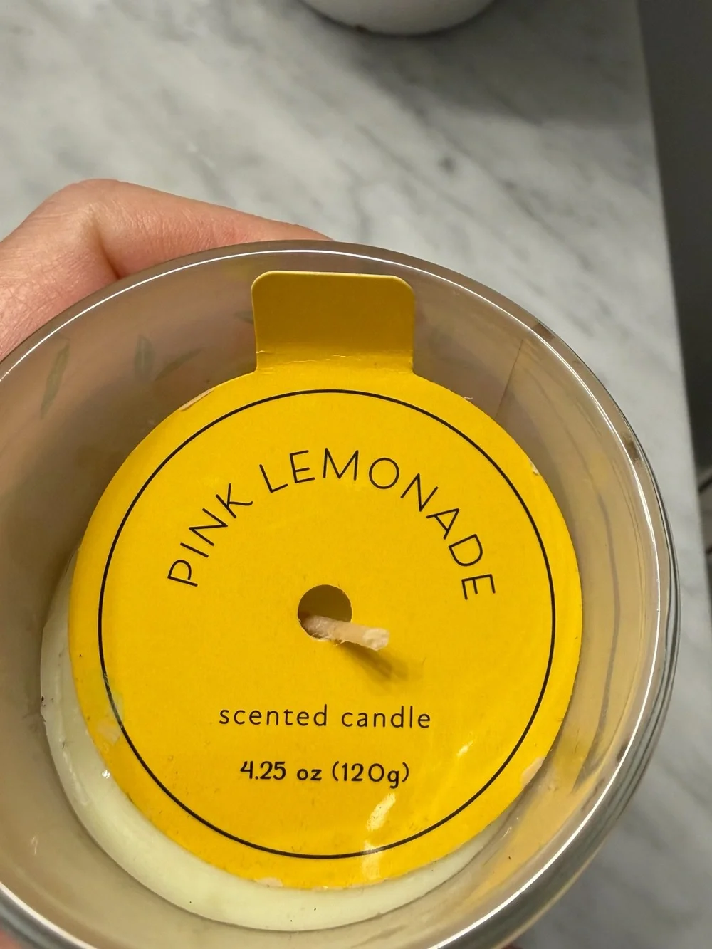 NWT Kate Spade Navy & White Striped Towel w/ Lemon Motif & Pink Lemonade Candle
