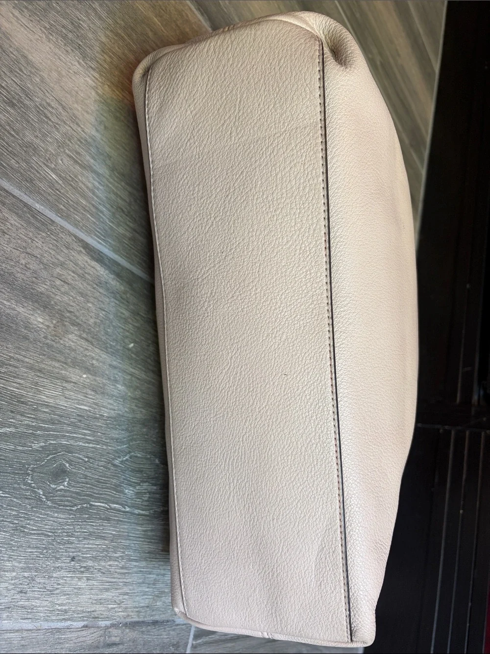 Michael Kors Blush Pebbled Leather Hobo with Braided Strap