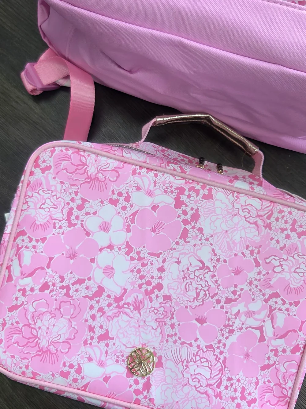 Lilly Pulitzer coordinated backpack