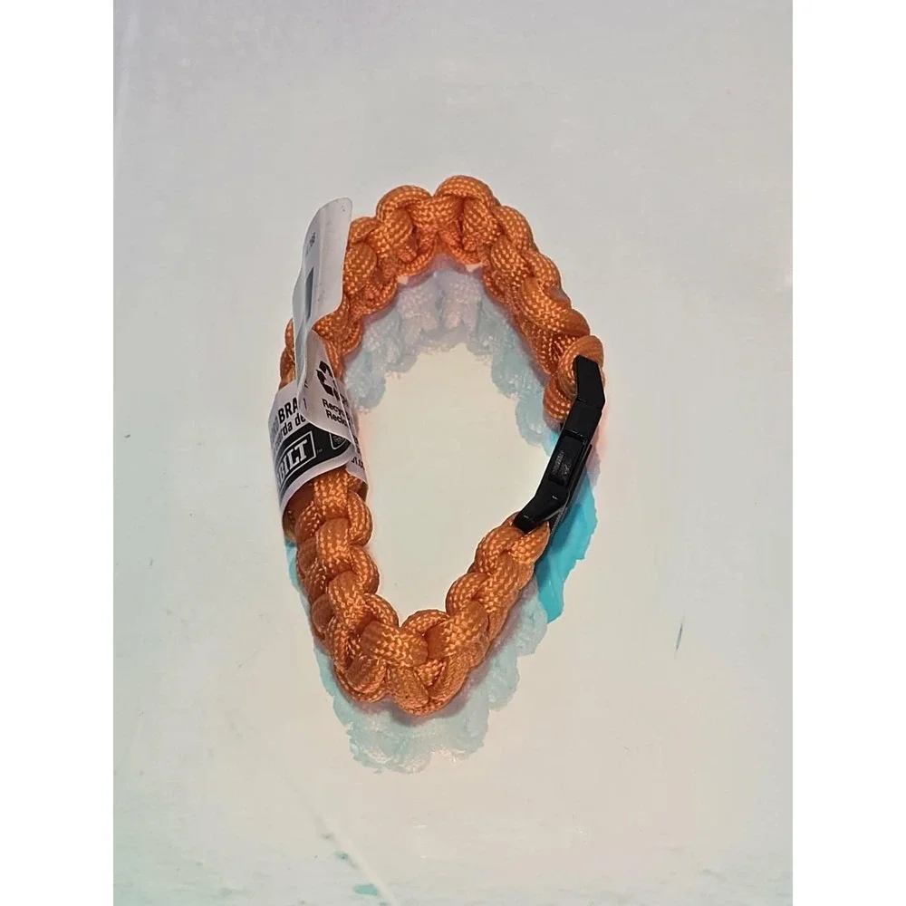 Everbilt Paracord Survival Bracelet Orange Adjustable‎ NWT Outdoor Gear