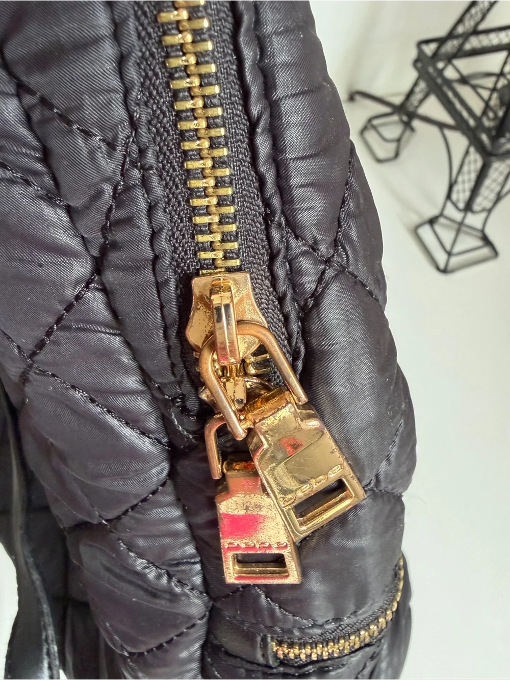 bebe quilted backpack