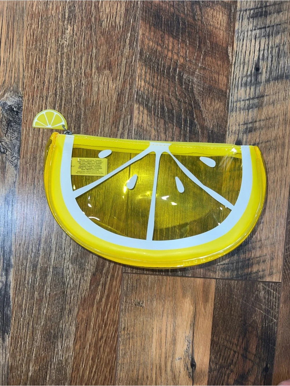 Lemon Slice Clear Yellow Bag