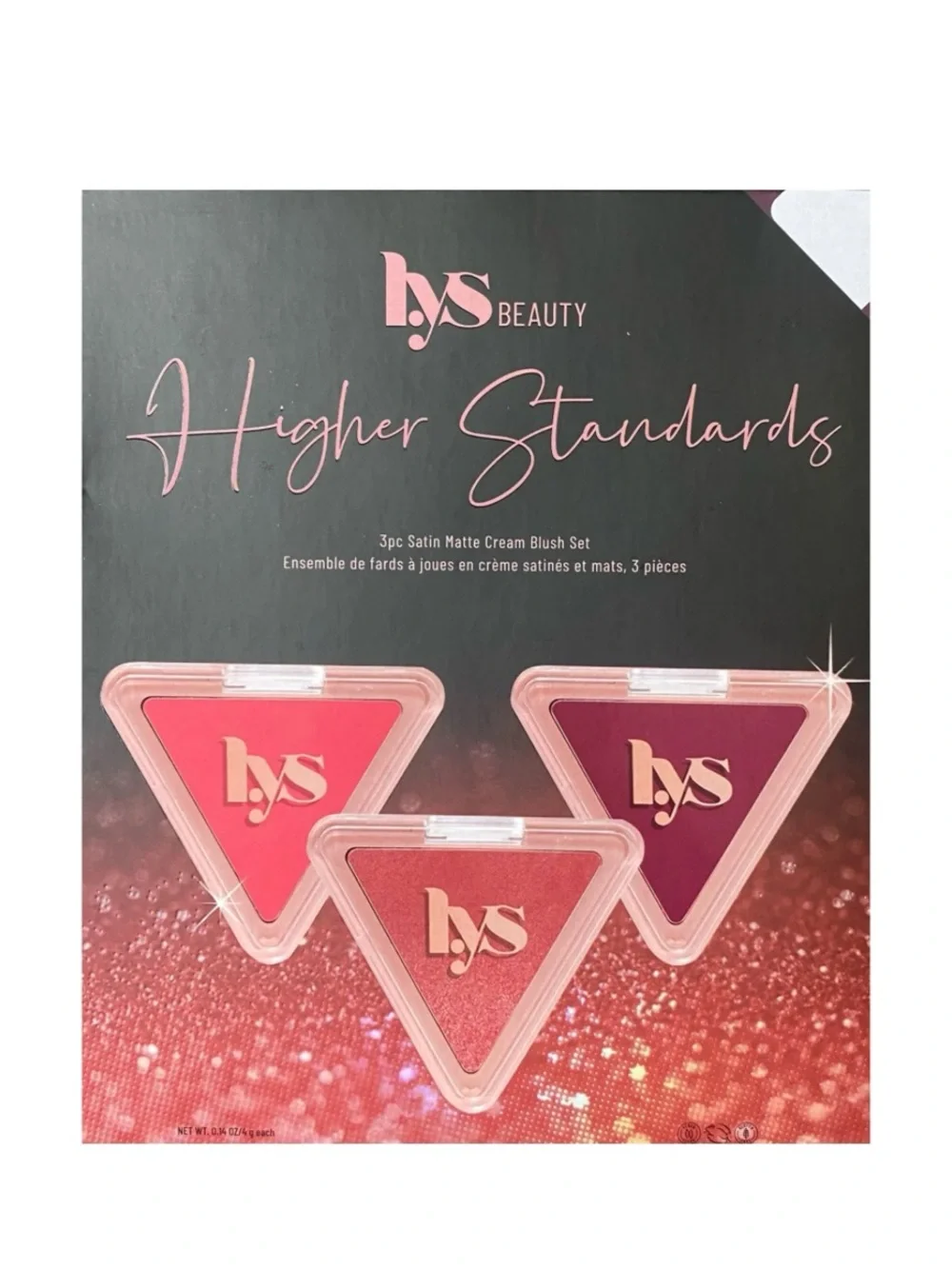 NEW LYS Beauty Mini Higher Standard Deluxe Cream Blush Trio Set