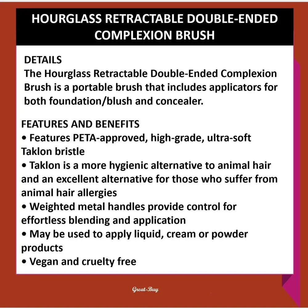 Hourglass blush brush
