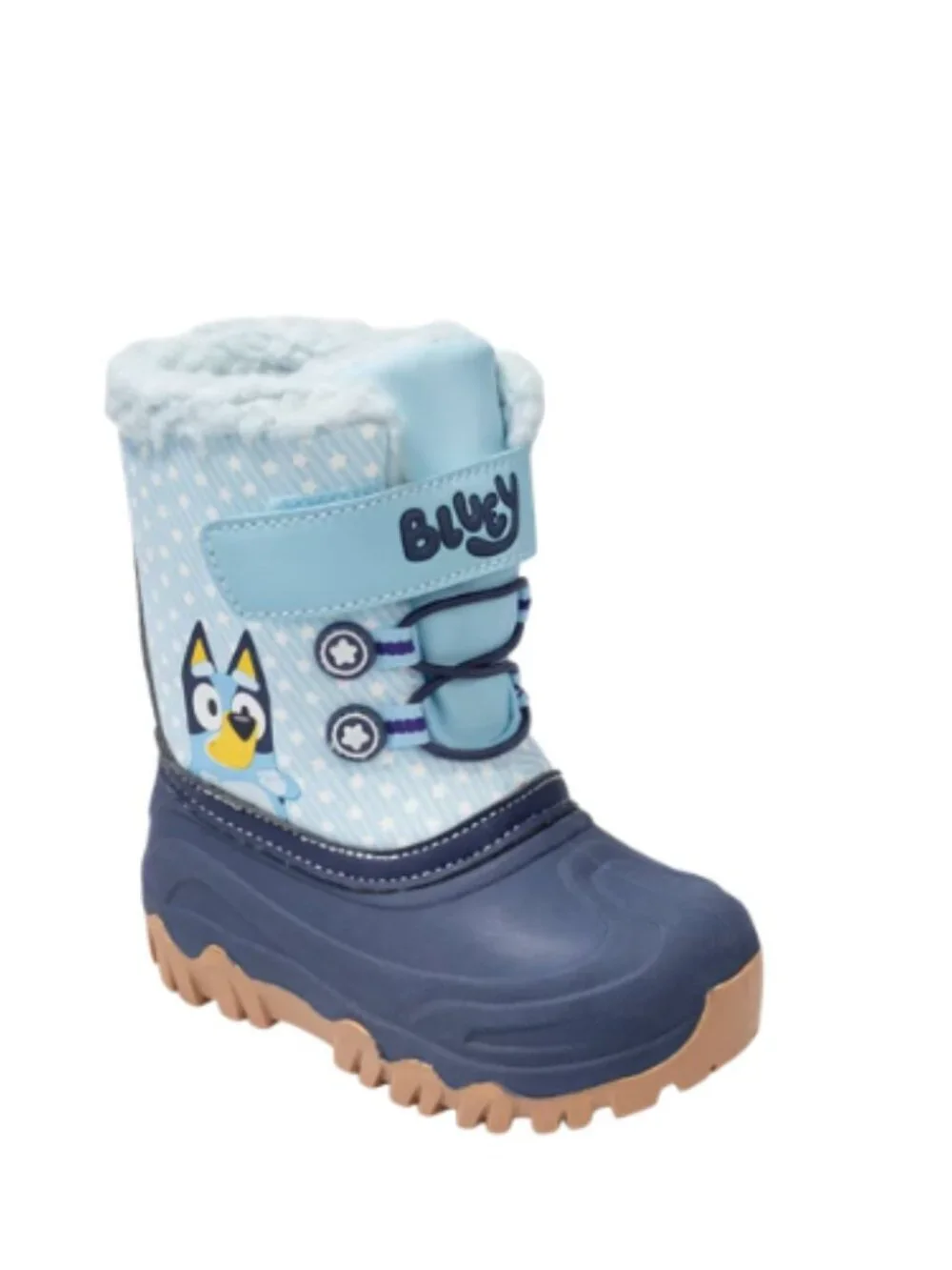 LUDO Bluey Toddler Winter Boots Size 10 Waterproof Snow Boots Insulated