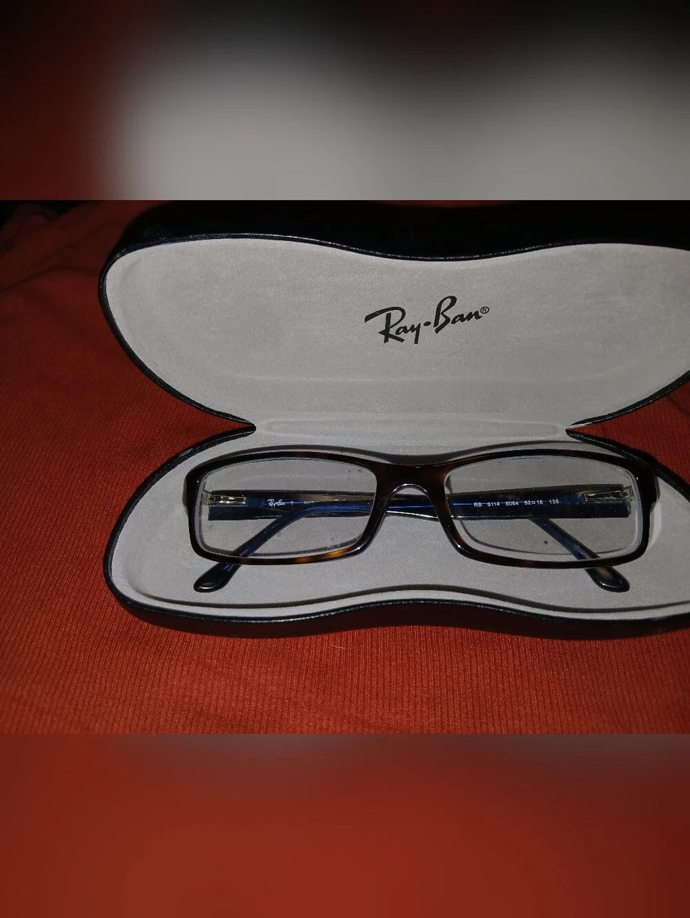 Ray-Ban Tortoise Rectangular Glasses with Black Temples