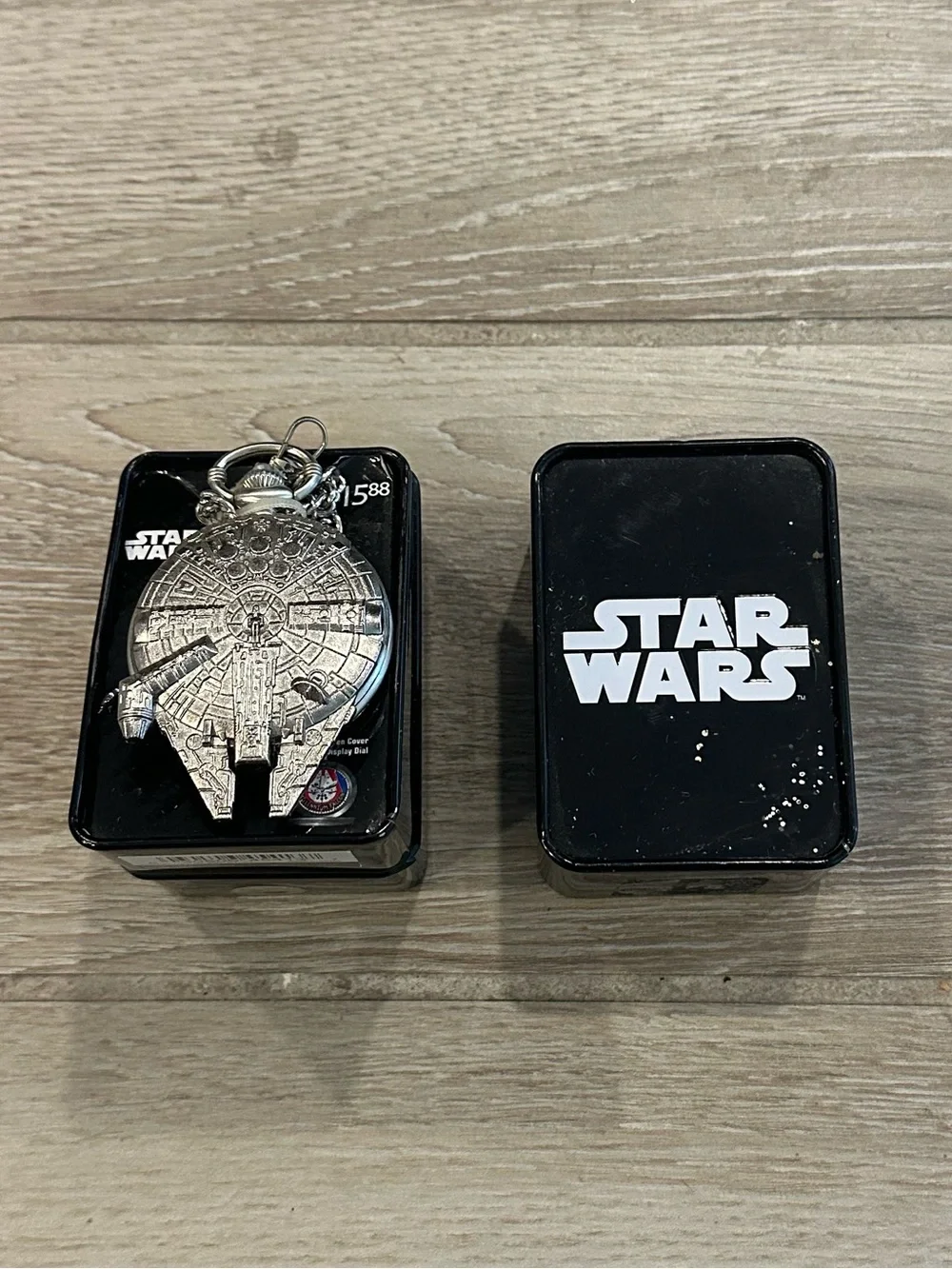 VTG Star Wars “Millennium Falcon” Stainless Steel Deluxe Pocket Watch