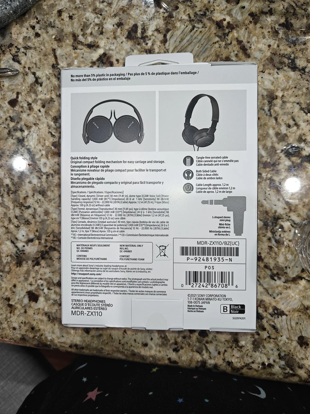 Sony mdr zx110