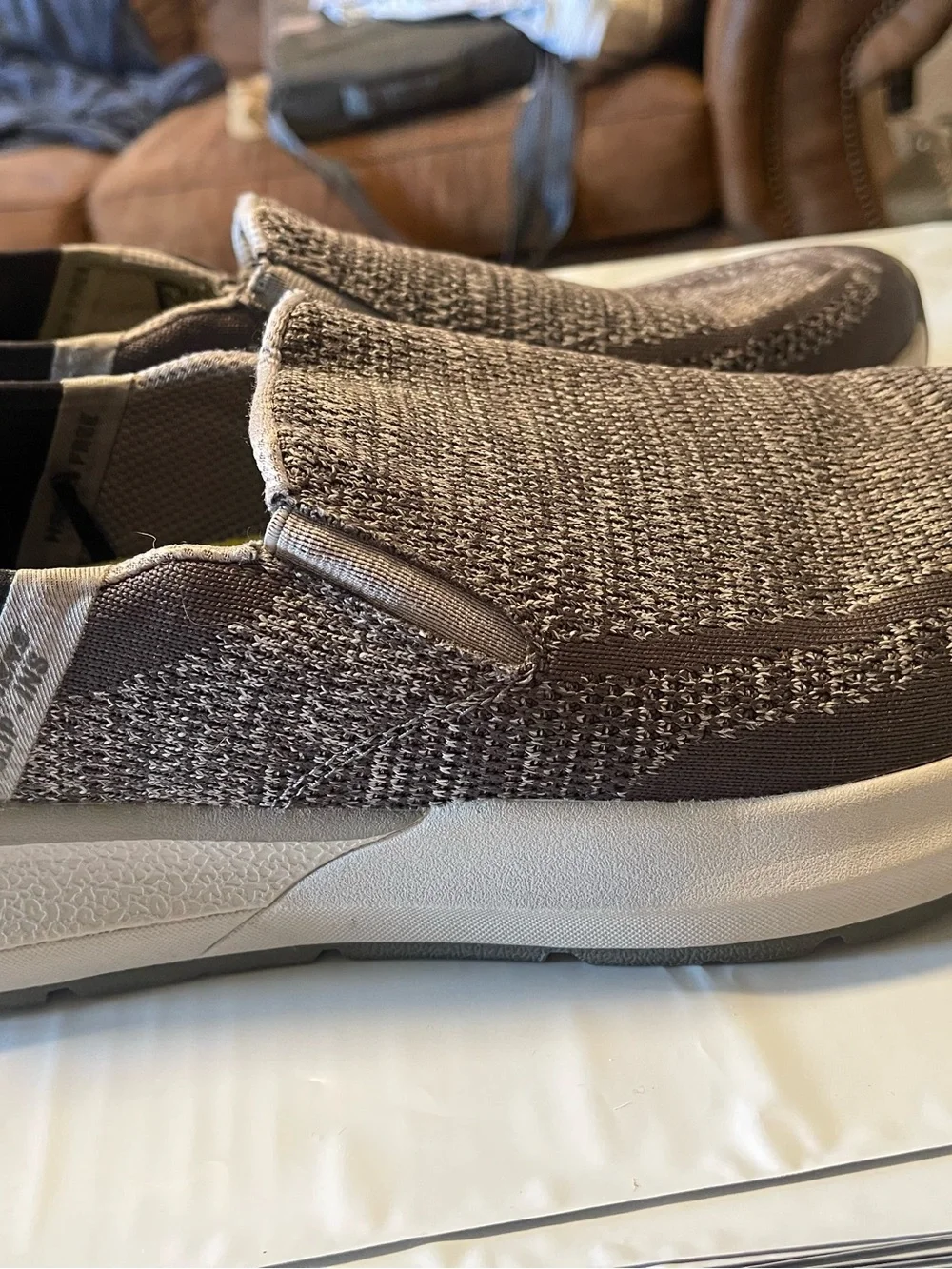 Skechers  Men’s Slip-Ins Neville Slip On  Sneaker Size 10  Gray
