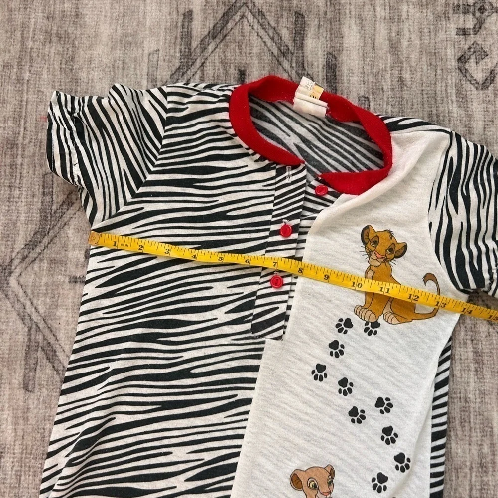VINTAGE 90s Disney The Lion King Pajama Size 3T  USA Simba & Nala Original