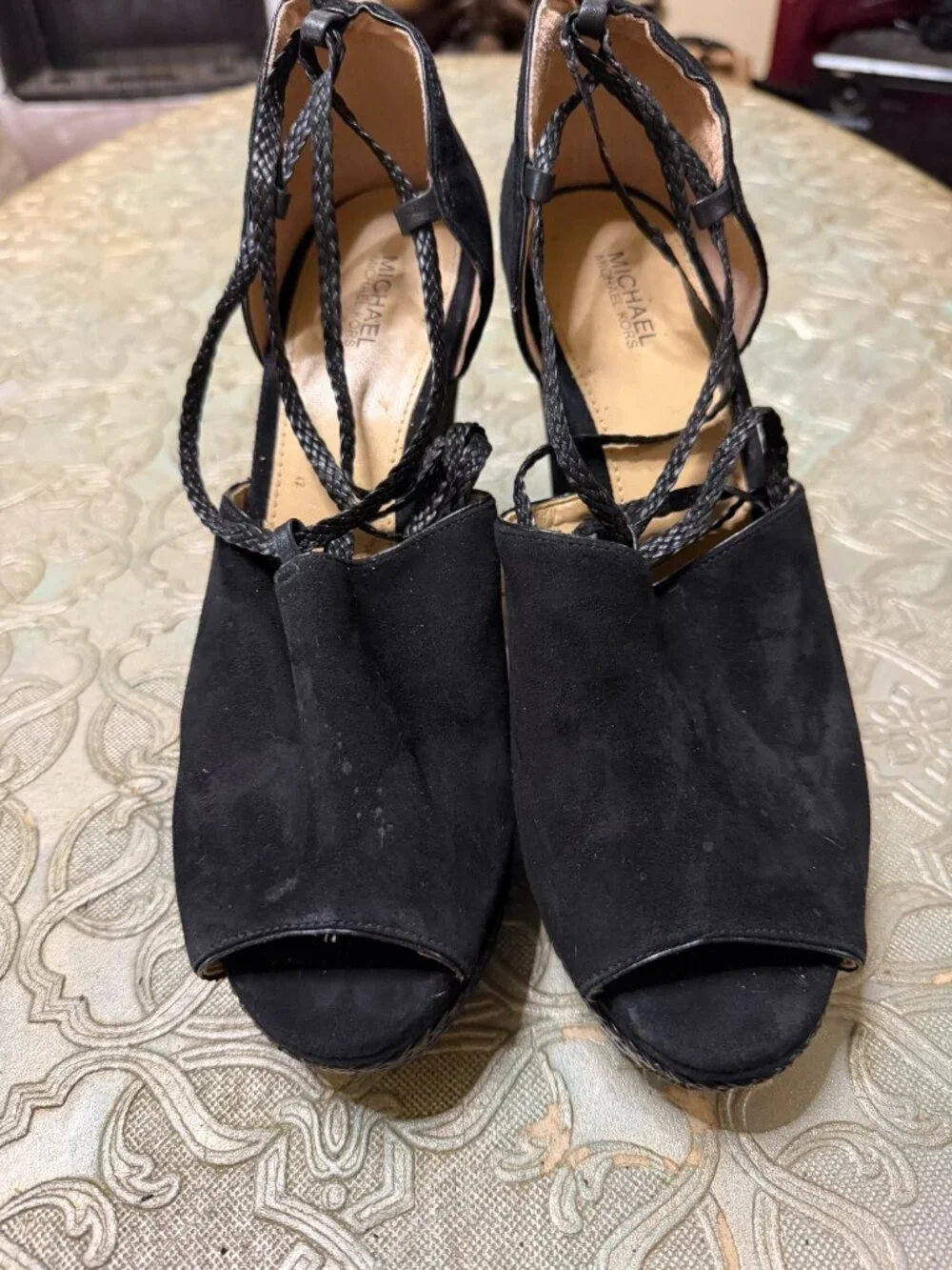 MICHAEL Michael Kors black suede