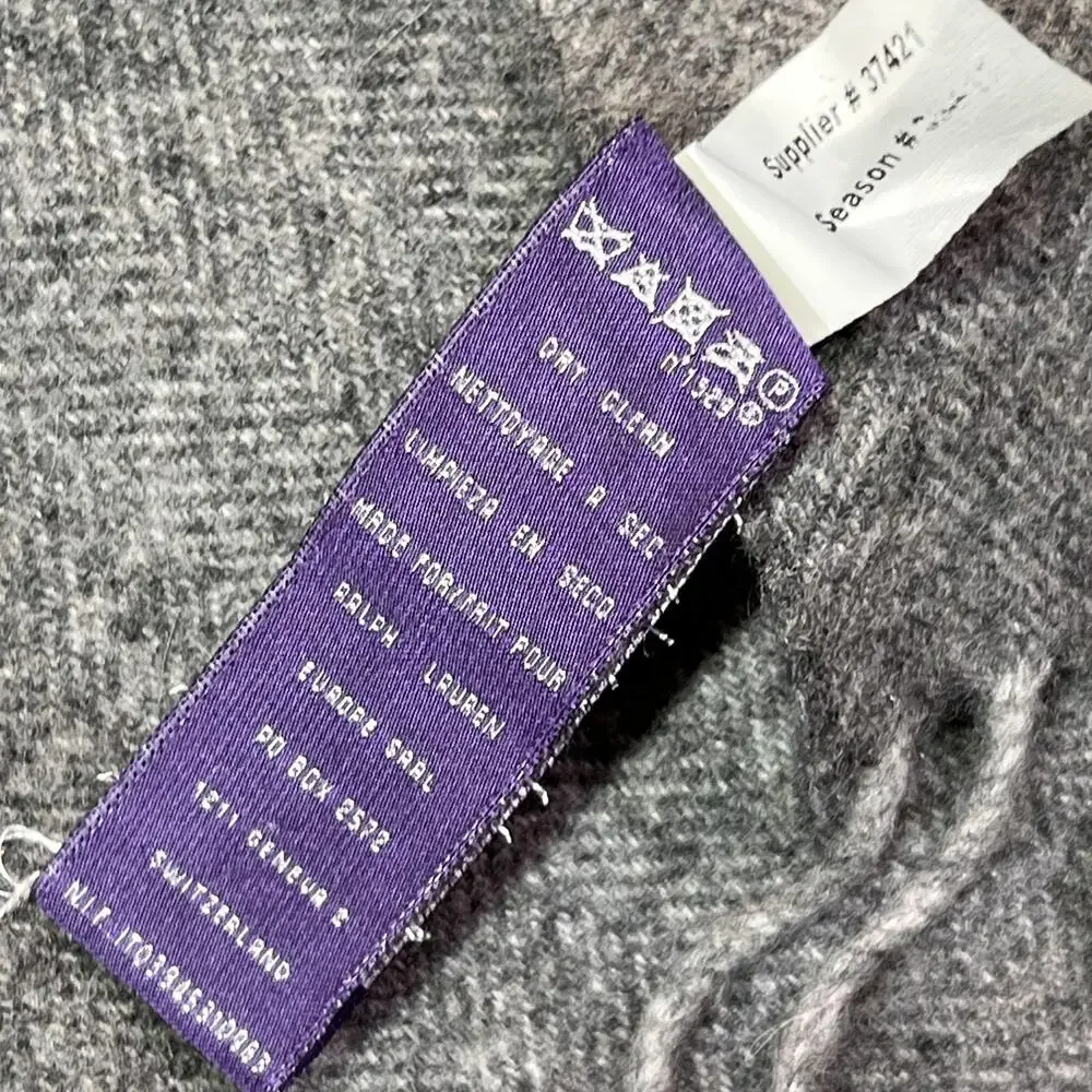 Ralph Lauren geometric material supplier