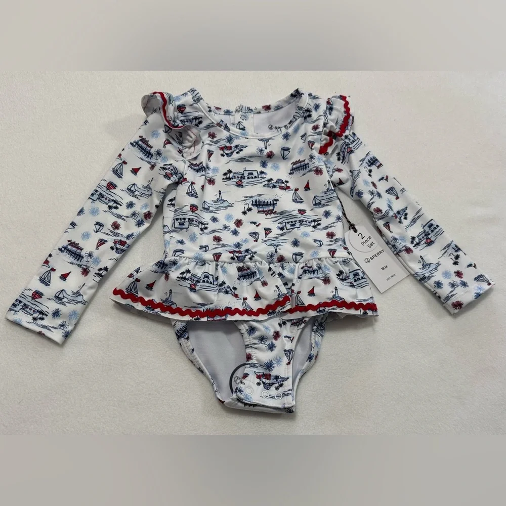 Sperry charming rashguard