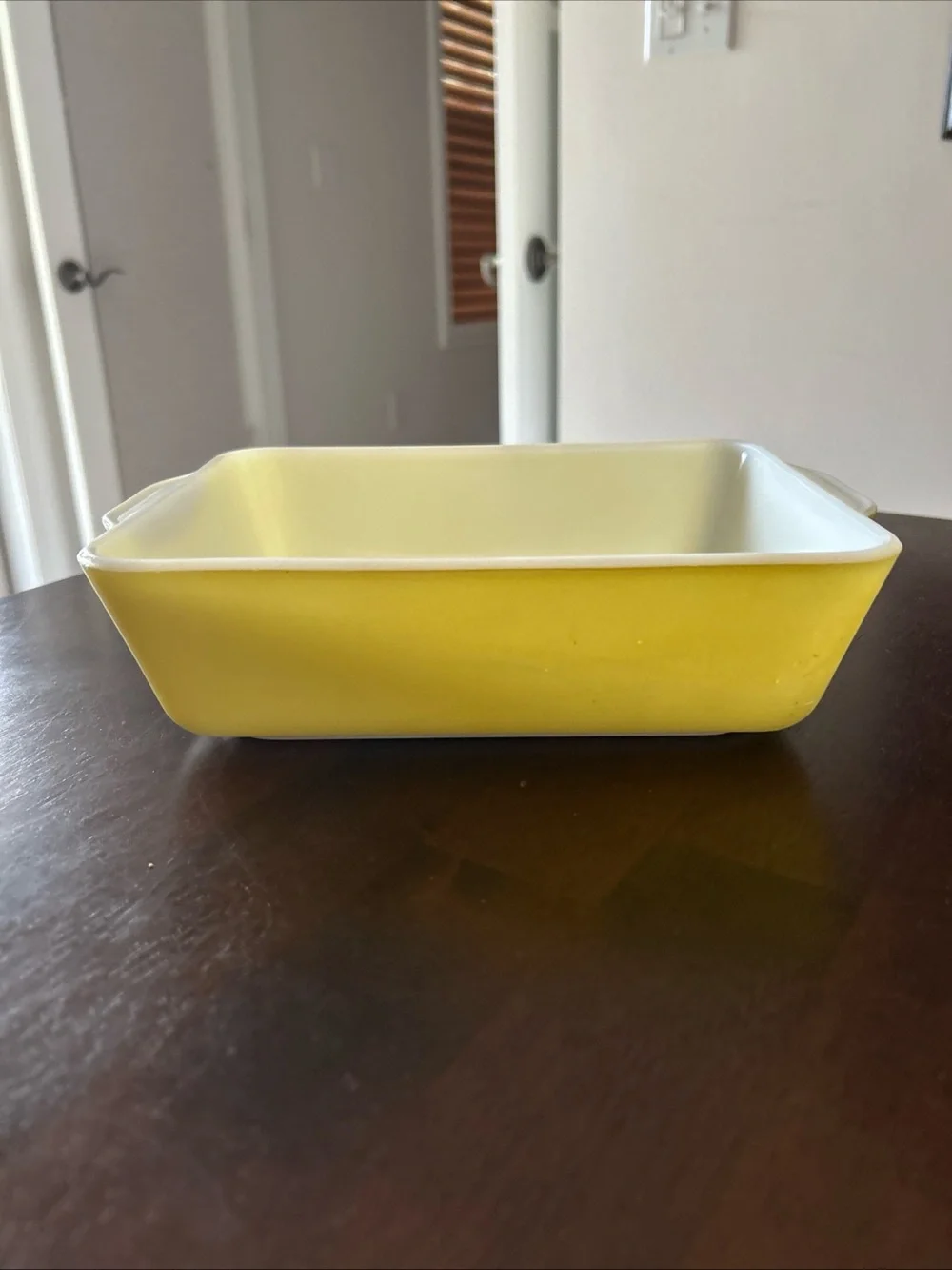 Yellow Vintage Pyrex Refrigerator Dish One And A Half Quart 503 No Lid