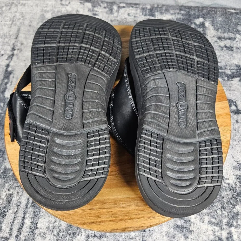 Orthofeet El Dorado Sandals Adjustable Hook Loop Flip Flop Men's Size 13 Wide