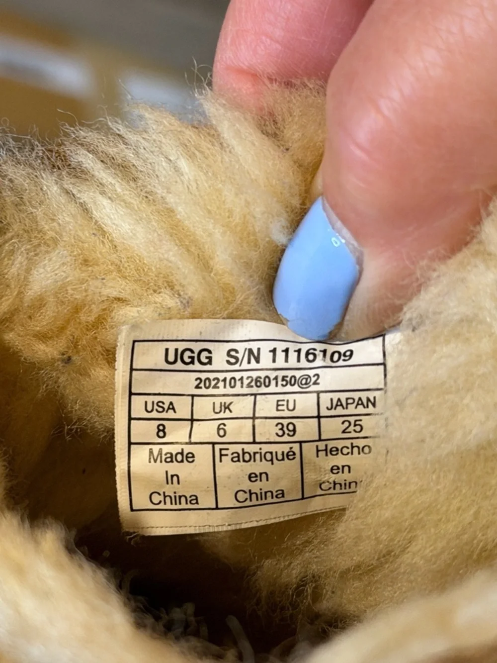 UGG cozy shearling