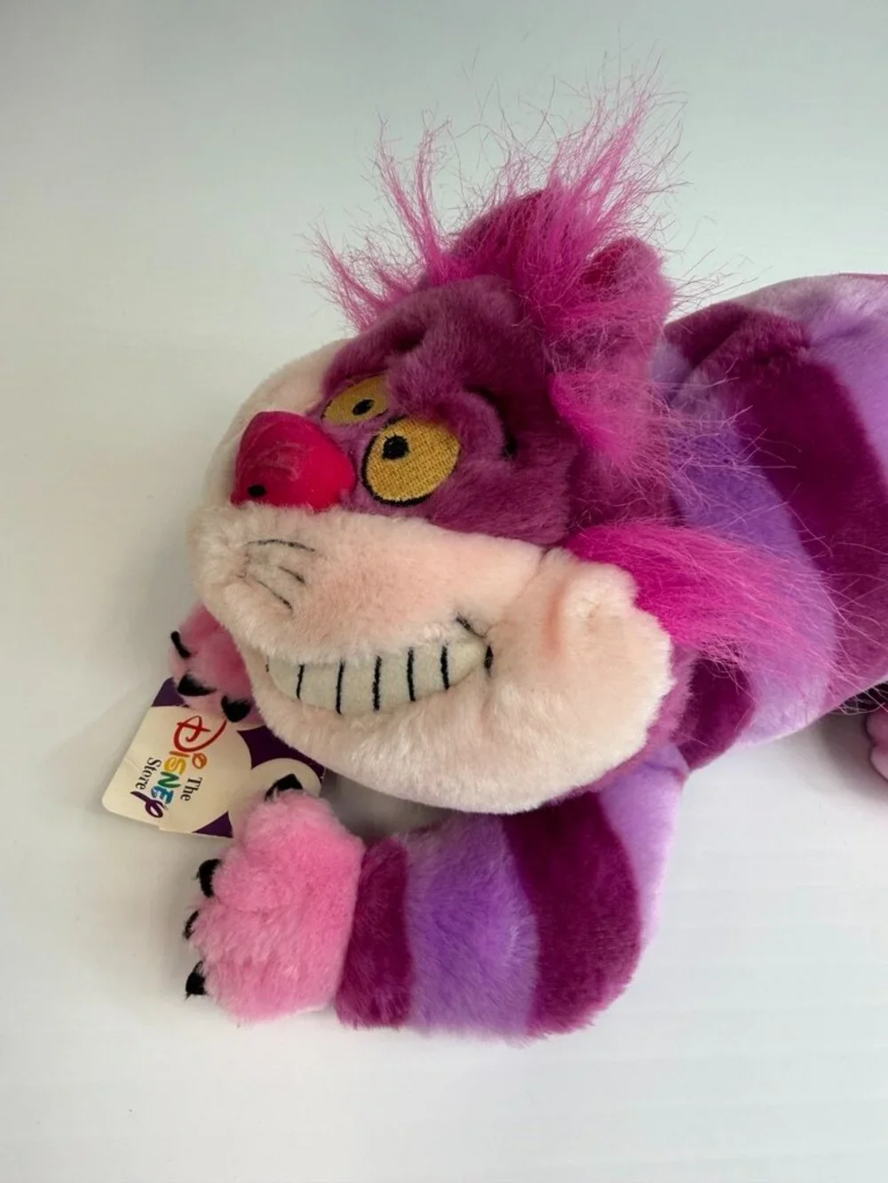 Disney Store Cheshire Cat Smile Plush Stuffed Toy Collect Work Party Core Ne