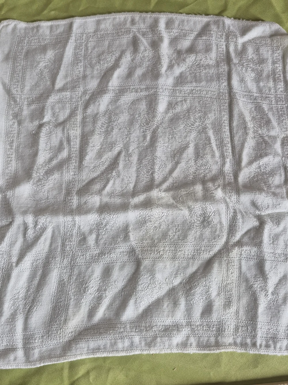 White Textured Cloth Napkins