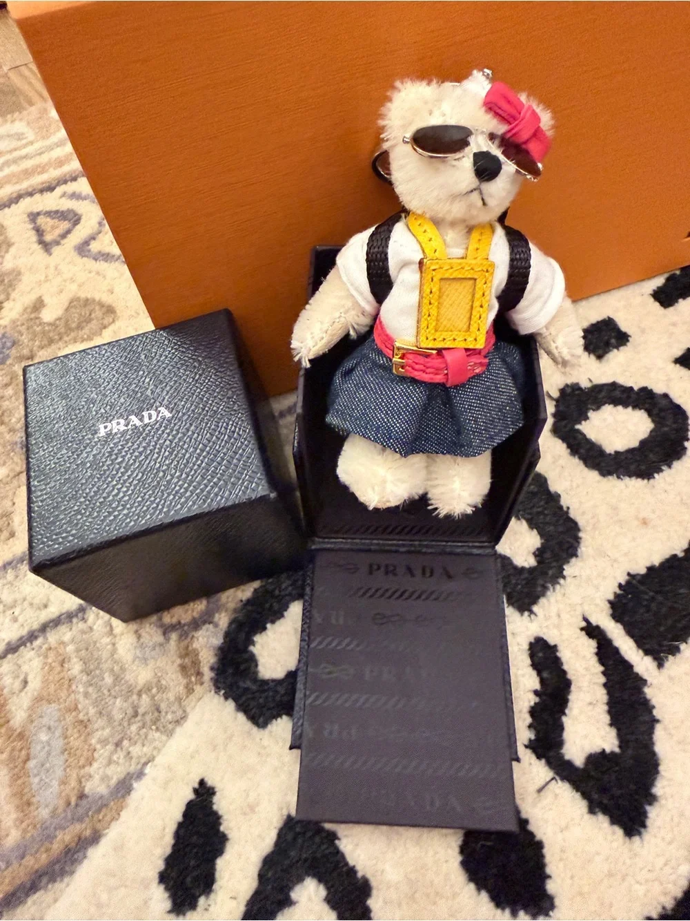 Prada bear charm