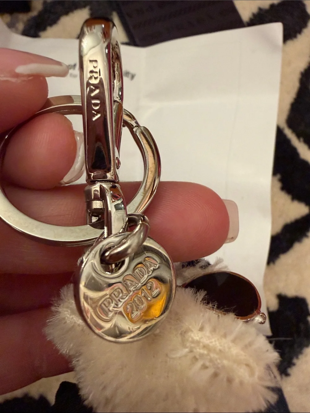 Prada bear charm
