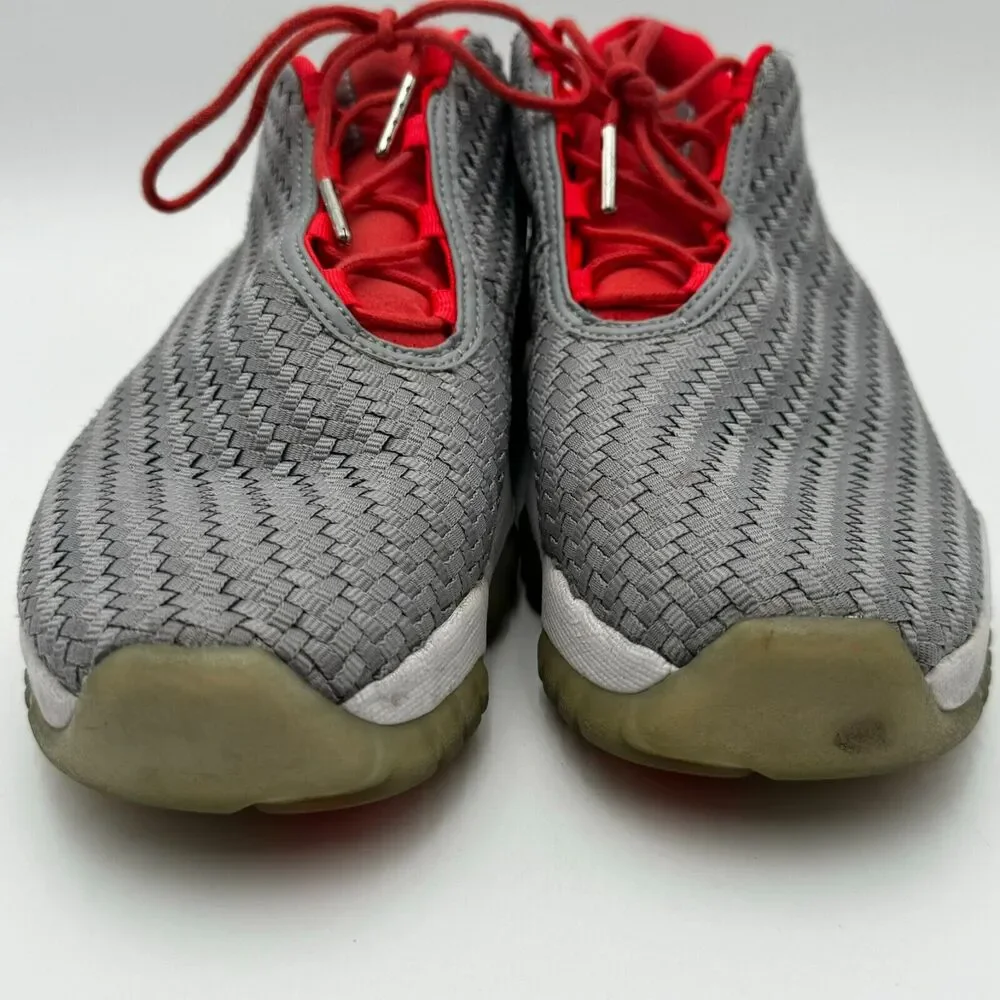 NIKE AIR JORDAN | Men's 9.5 Wolf Grey Basketball Athletic Shoes Sneakers Low Top