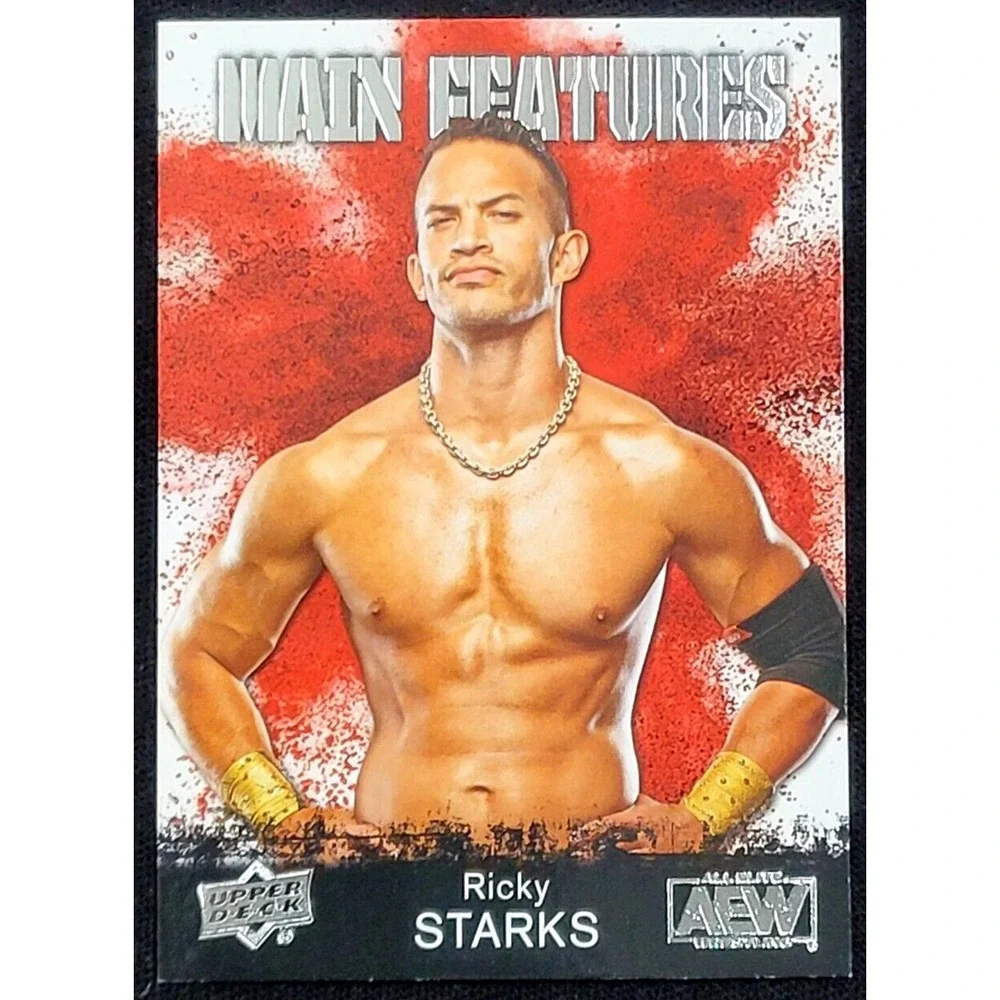 2021 UPPER DECK AEW RICKY STARKS MAIN‎ FEATURES Ricky Saints WWE WWF