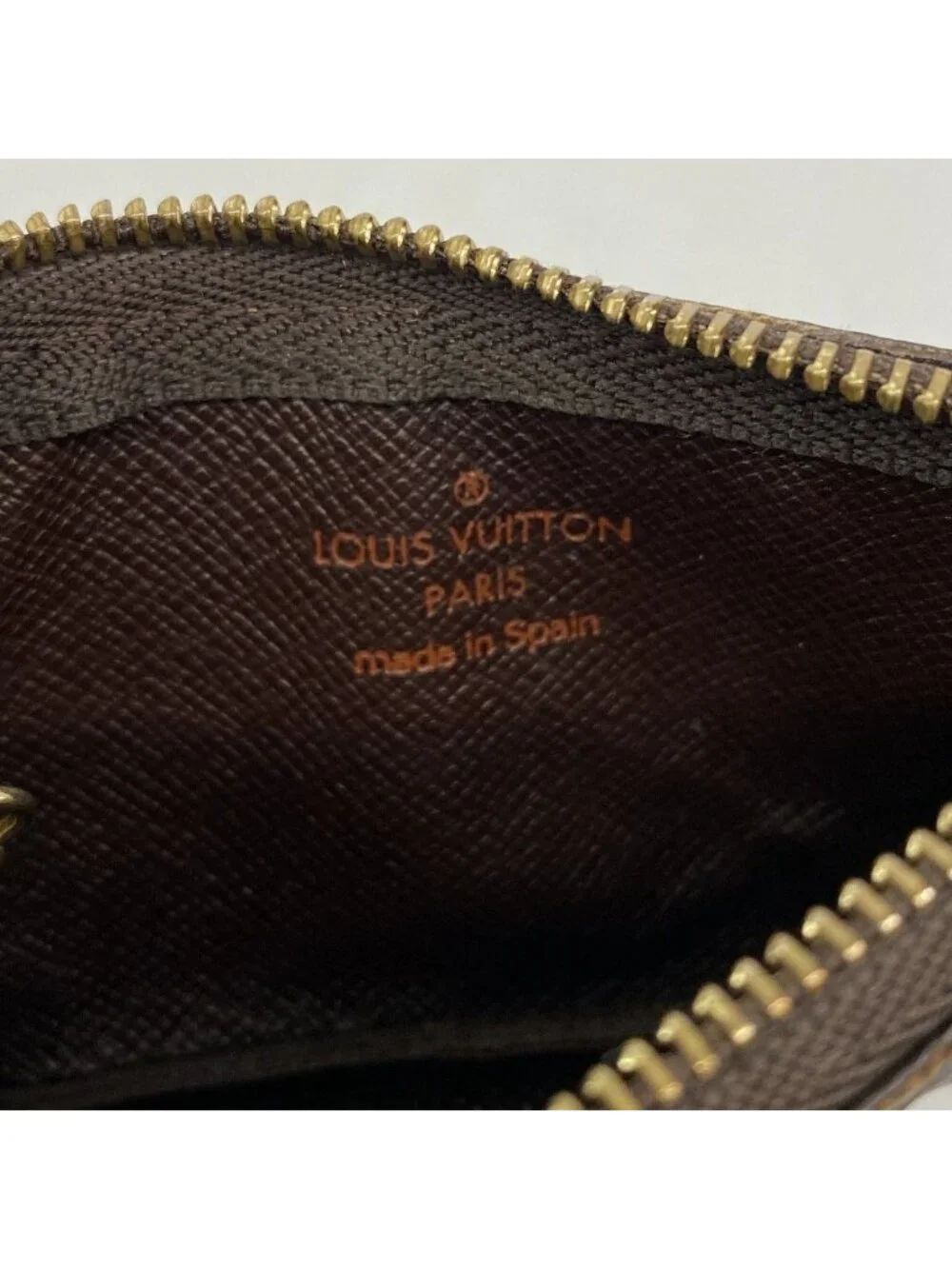 Louis Vuitton Coin Case Damier Pochette Cles Ebene