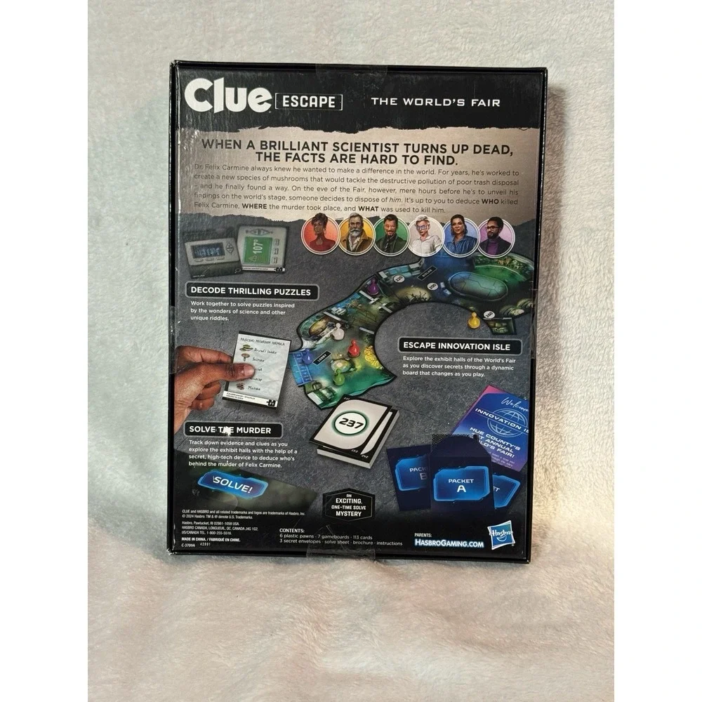 Hasbro clue escape