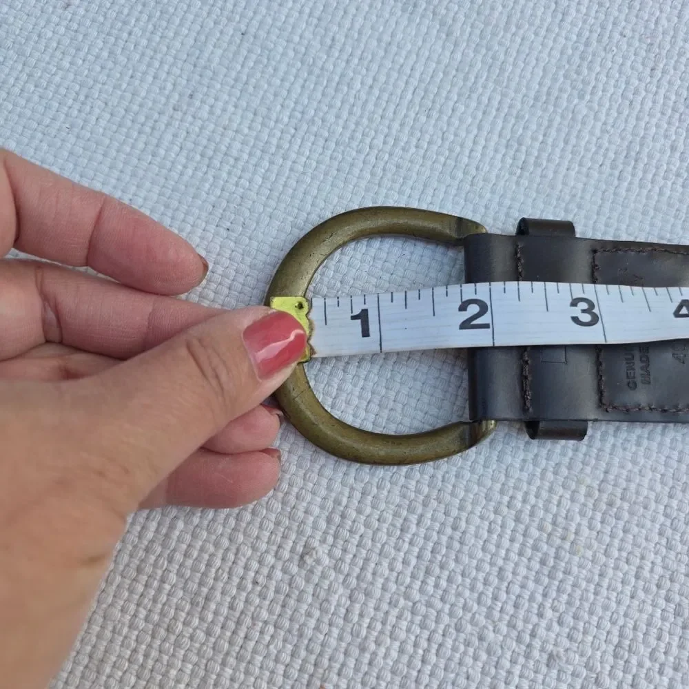 Gap woven leather belt 90s y2k