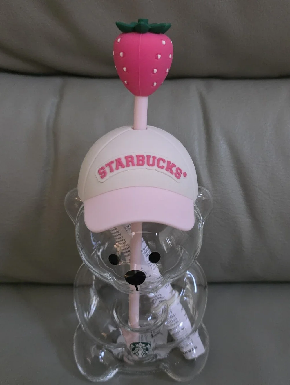 Starbucks Bearista Strawberry Bear Cup