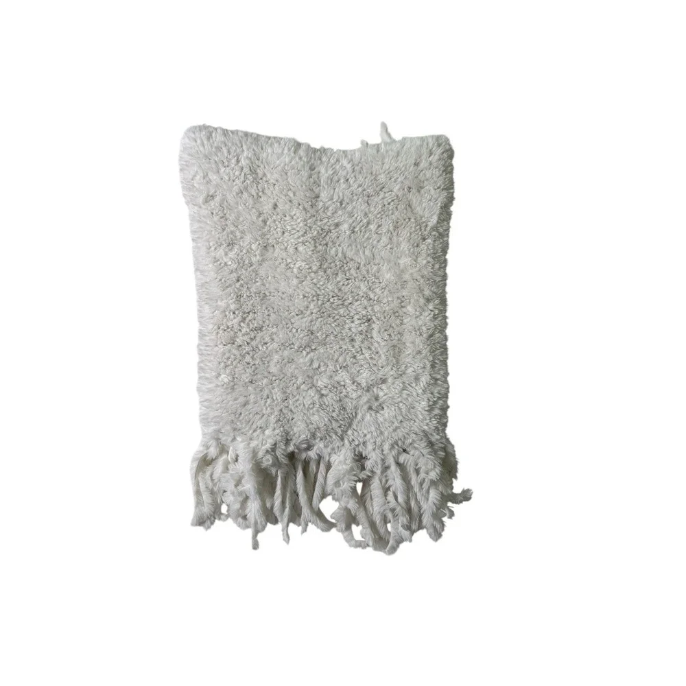 Free People Infinity Scarf Fringe Soft White Multifunctional‎