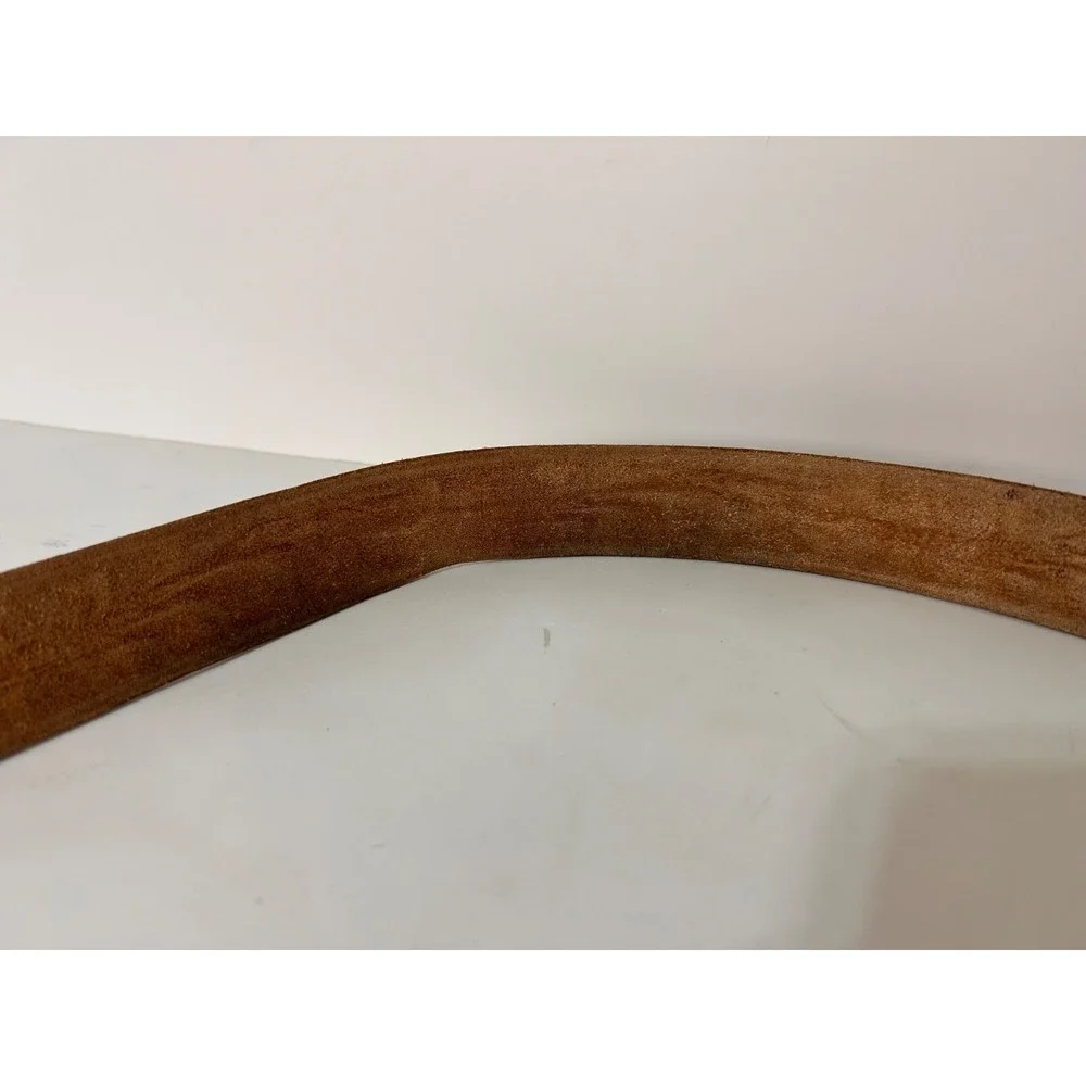Tool Craft Top Grain Cowhide Leather Carved Tooled Belt Size 40‎ Brass Buckle