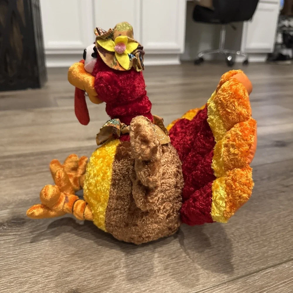 VTG Kids Of America Plush‎ Musical Turkey Fall Farm Autumn Thanksgiving Decor 9