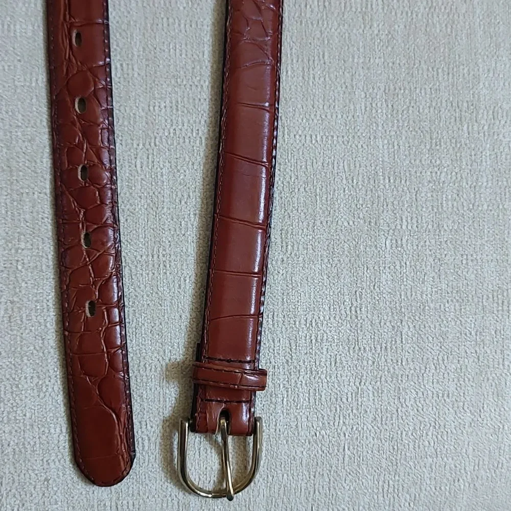 Vintage gator cowhide