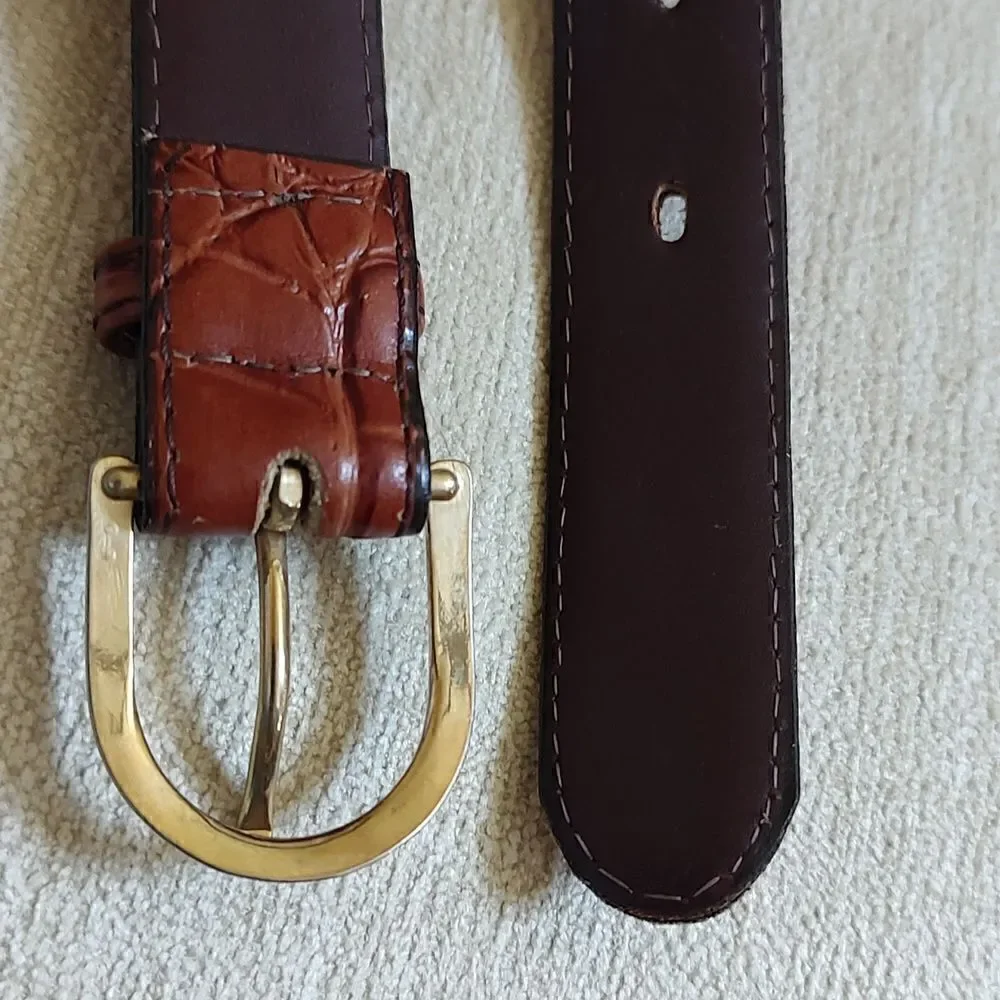Vintage gator cowhide
