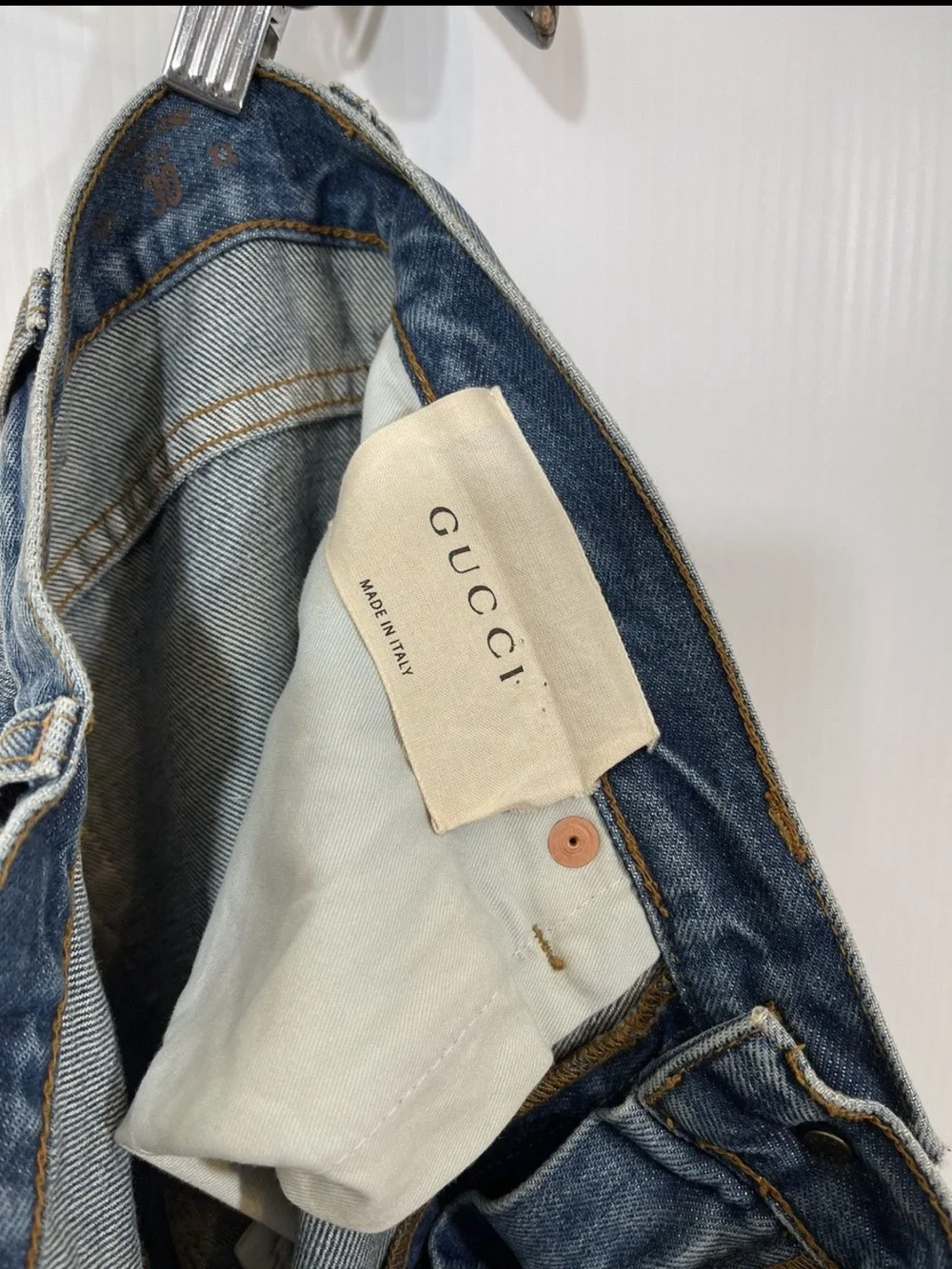 Gucci worn jeans love