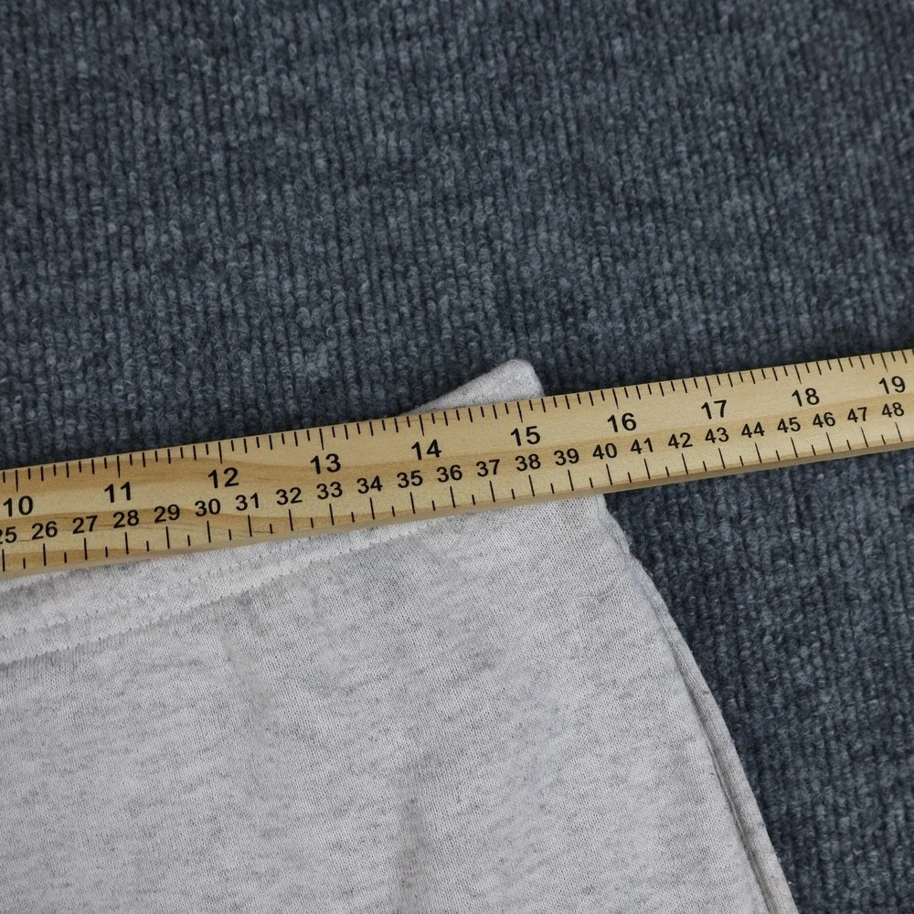 Vintage Team USA Olympic Sweat Shorts Mens Heather Gray Fleece Embroidered Rings