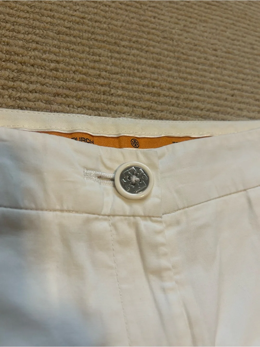 Tory Burch White Shorts