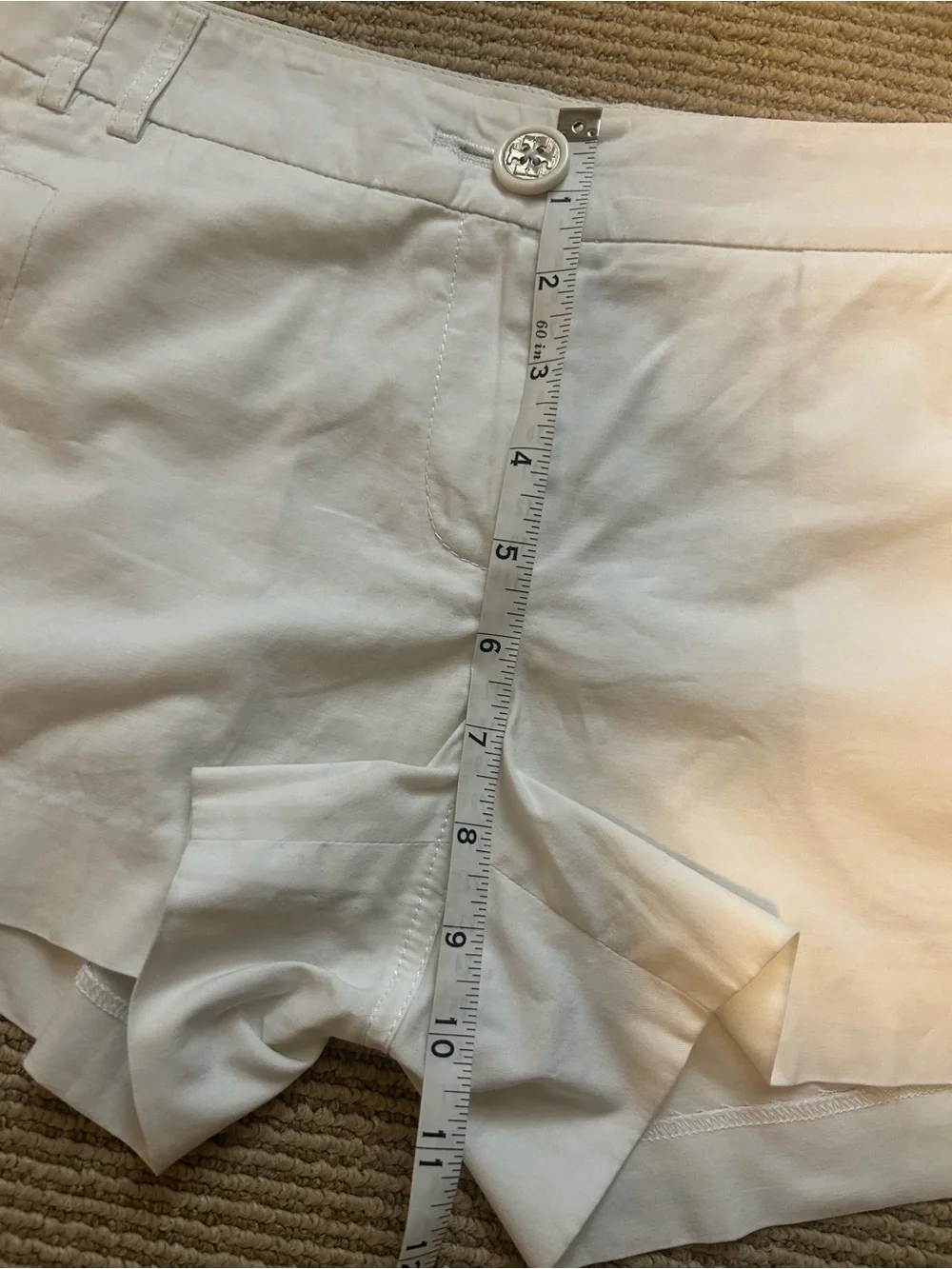 Tory Burch White Shorts