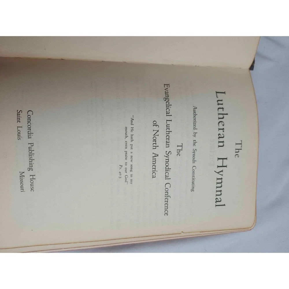 N/A lutheran hymnal