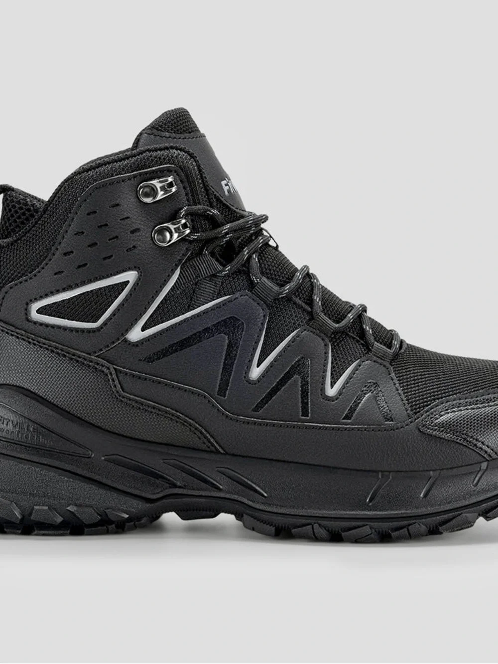 Fitville Men's Black Trail Performance Hiking Shoe