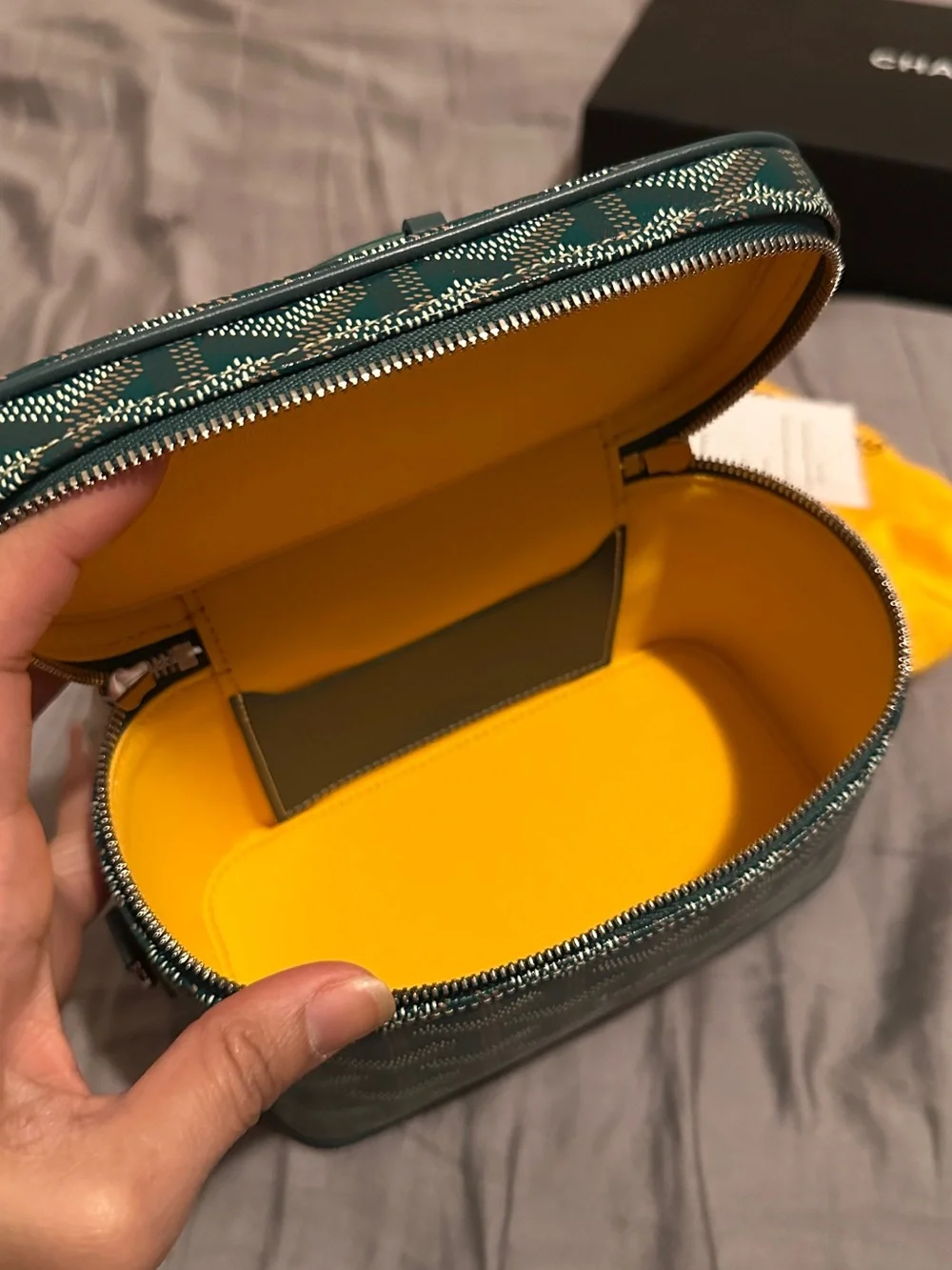 Goyard structured vanity