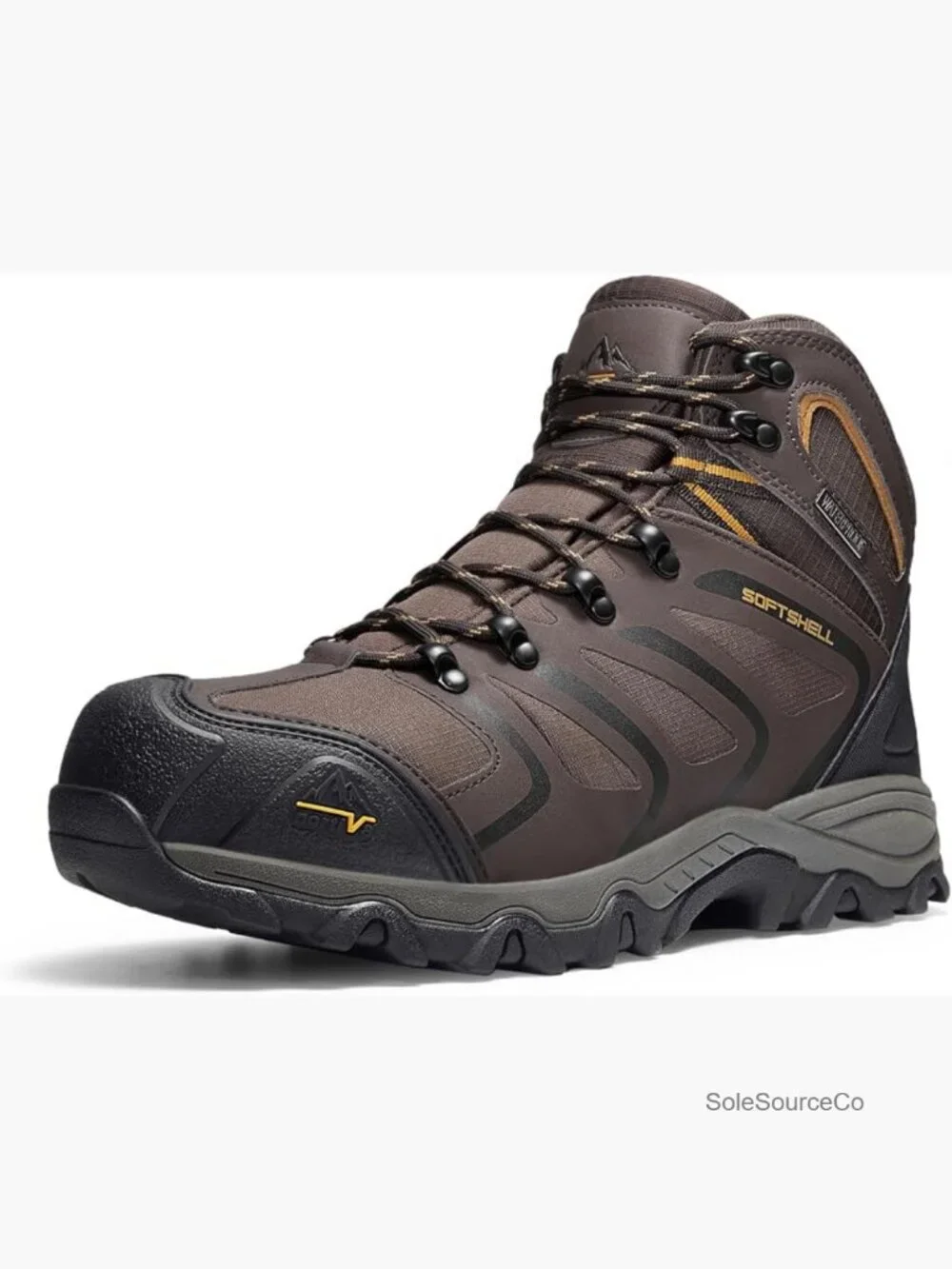 Steel Toe Waterproof Work Boots Men's Safety Construction Lace-Up Ankle