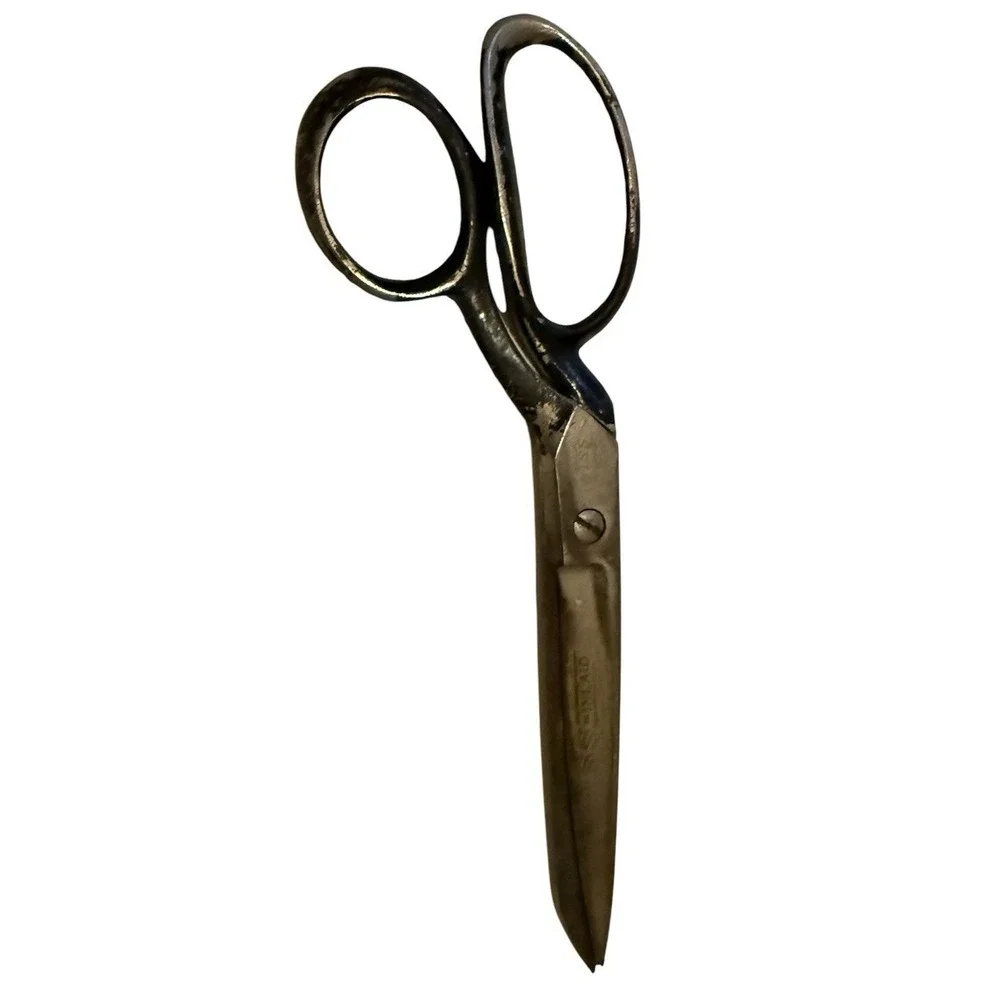 Vintage WISS Inlaid Shears Scissors Heavy Duty Steel Forged 8