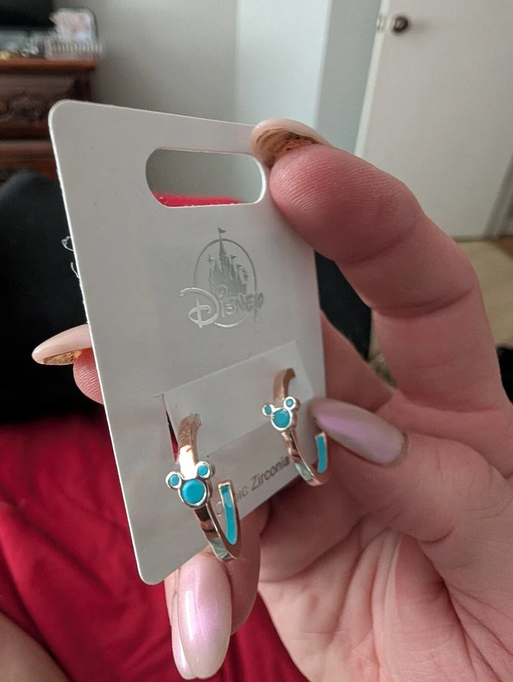 Disney hoop earrings
