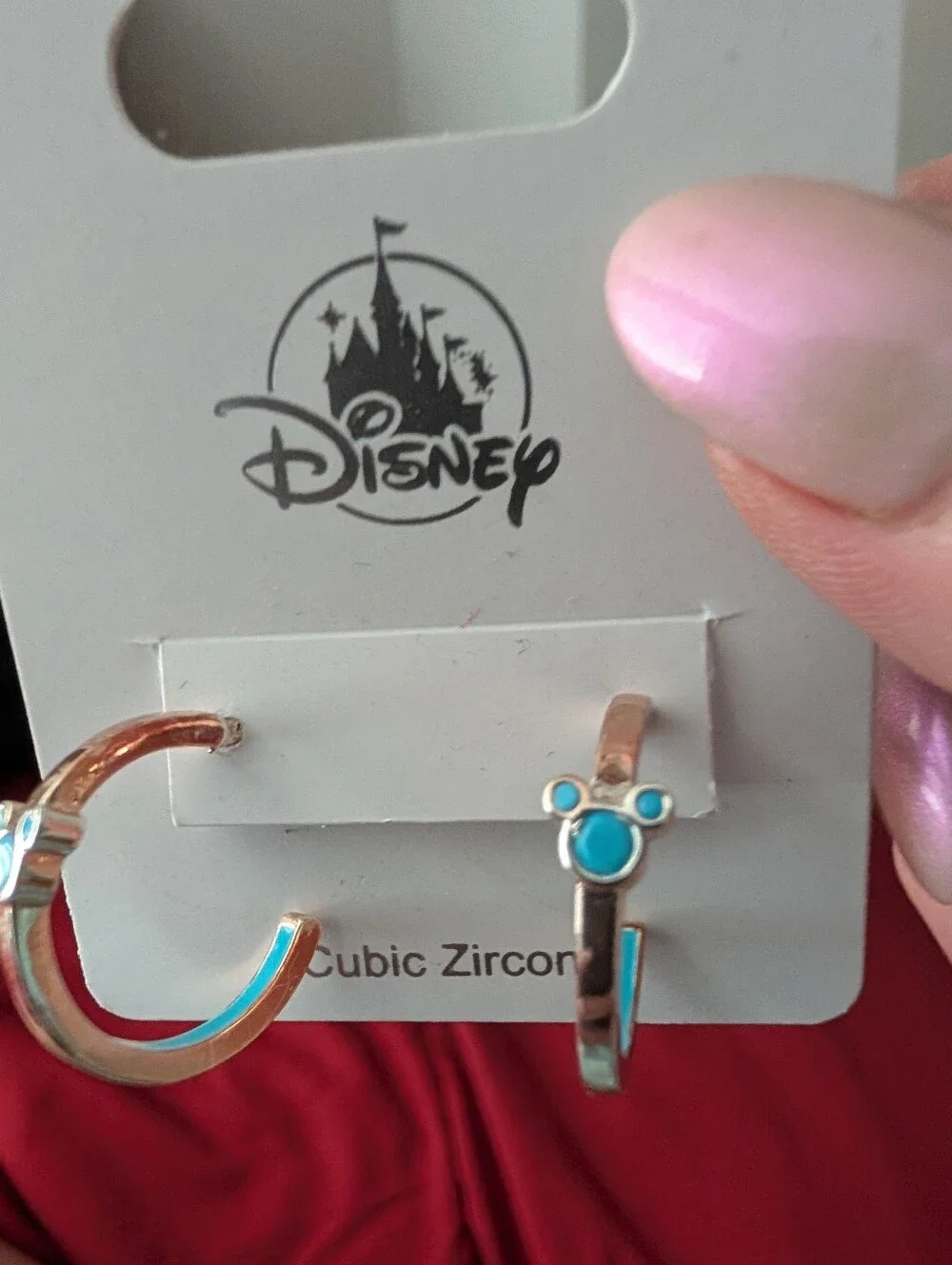 Disney hoop earrings